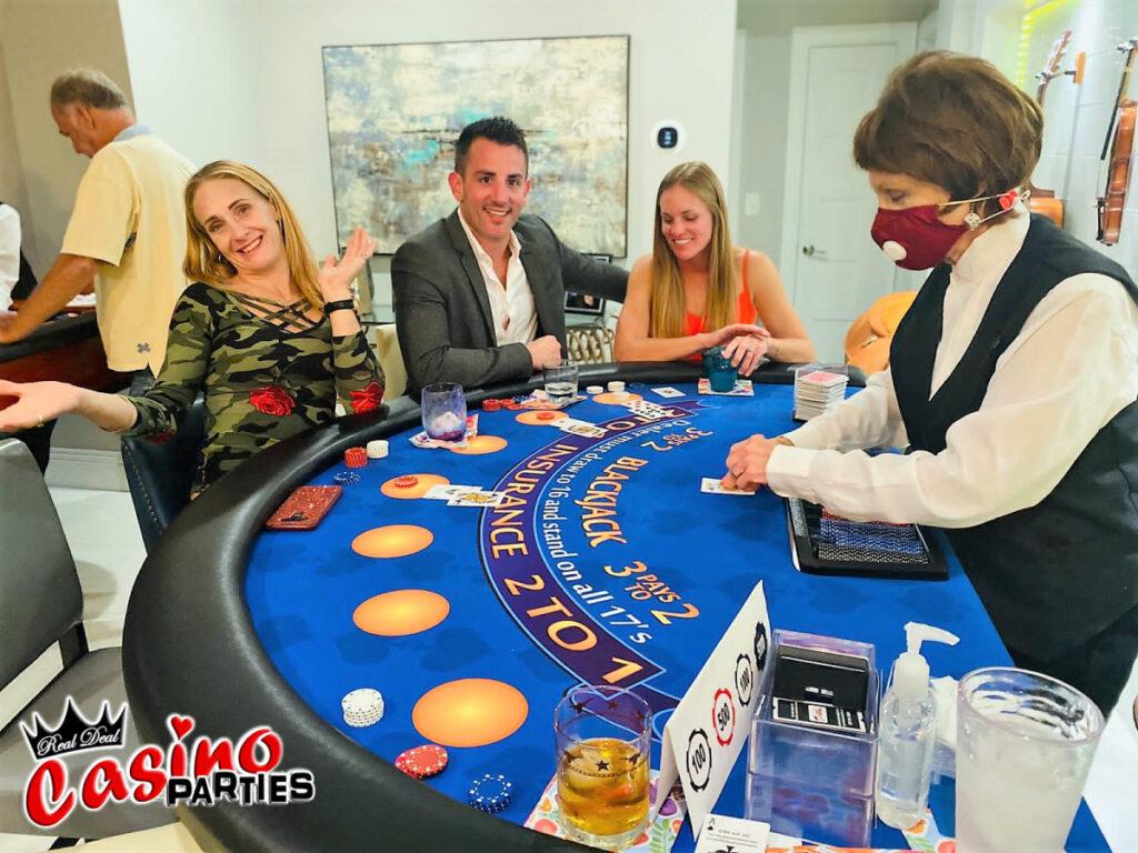 Roll the Dice with Real Deal Casino Parties: Your Ultimate Destination for Blackjack Dealer Rental in Florida!