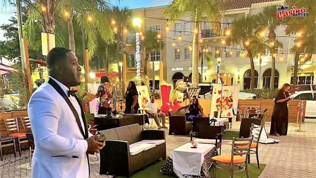 Outdoor Summer Casino Party